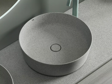 RAK-BATU - Round ceramic washbasin by RAK Ceramics - view 2